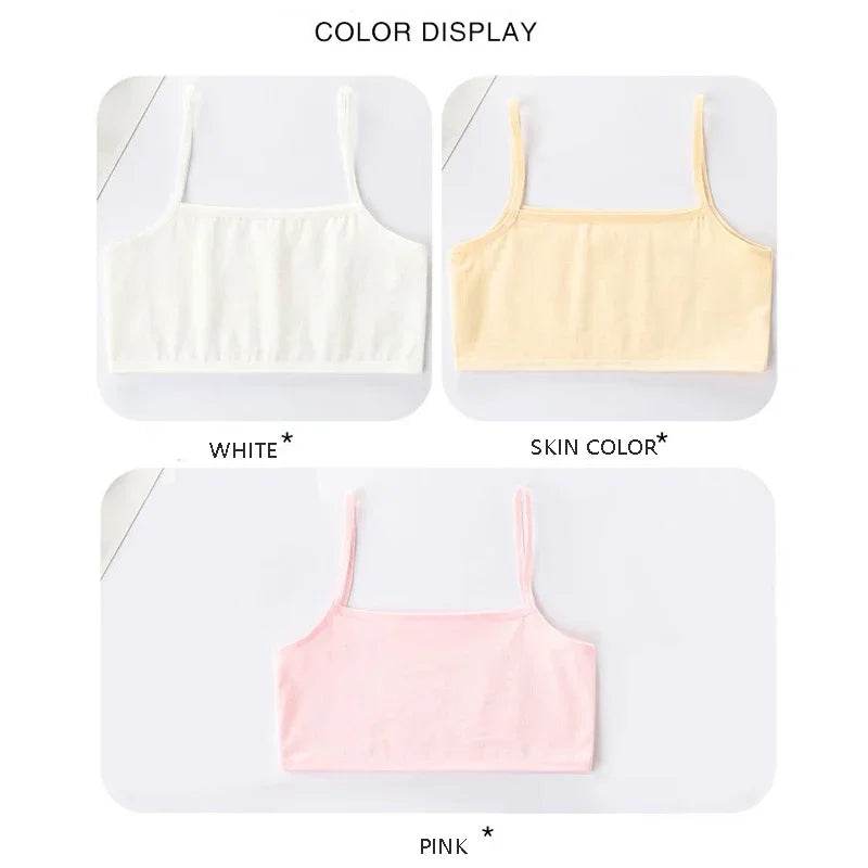 Girls Training Bras 2025 – Soft Cotton Underwear for Teens 8–14 - KinBuB
