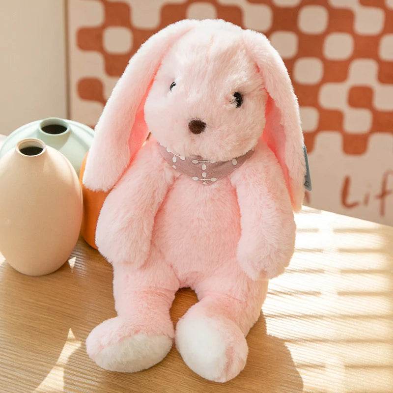 Big Ear Bunny Plush Doll – Soft Stuffed Rabbit for Baby Gift - KinBuB