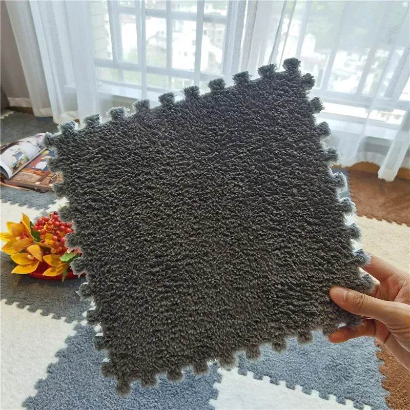 Baby Anti-Shock Puzzle Mat – Soft Padded Carpet 30x30x1cm - KinBuB