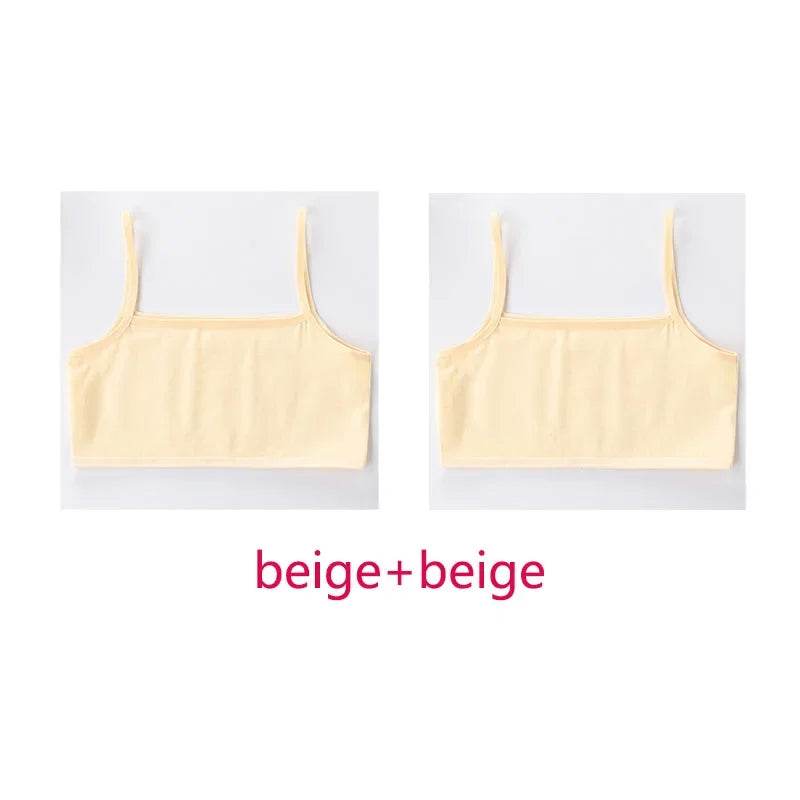 Girls Training Bras 2025 – Soft Cotton Underwear for Teens 8–14 - KinBuB