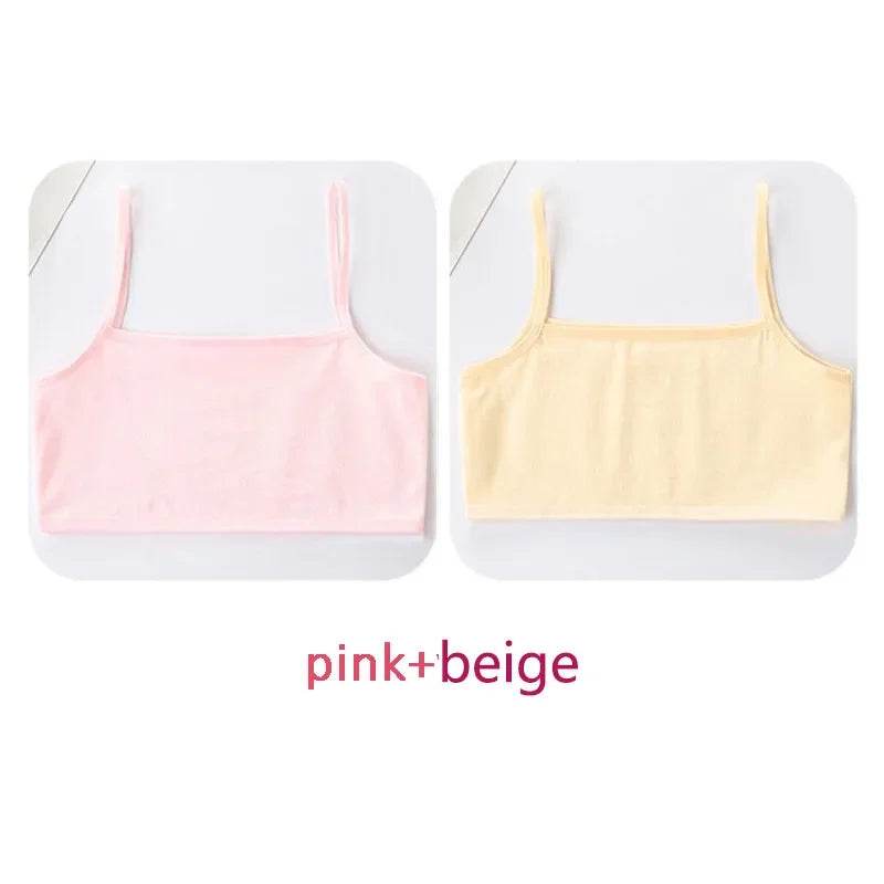 Girls Training Bras 2025 – Soft Cotton Underwear for Teens 8–14 - KinBuB