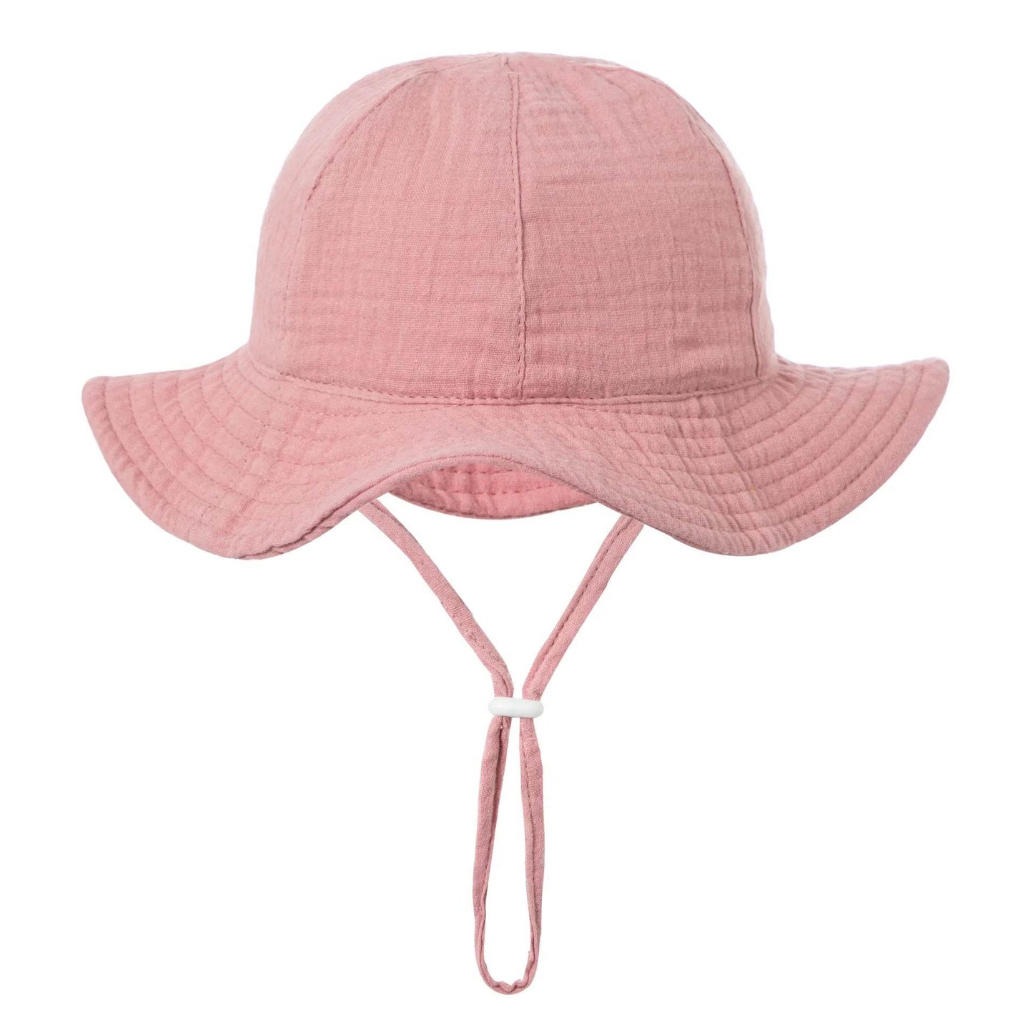 Baby Cotton Bucket Hat – Unisex Sun Cap for 3–12 Months - KinBuB