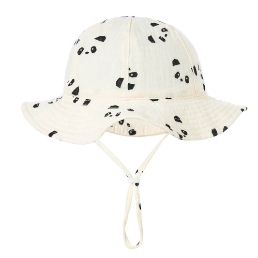 Baby Cotton Bucket Hat – Unisex Sun Cap for 3–12 Months - KinBuB