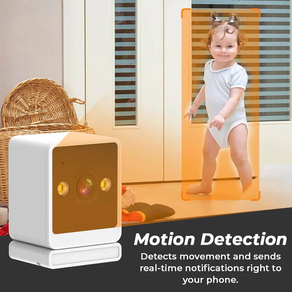 Mini Wifi Baby Monitor with Two-Way Audio & Security - KinBuB