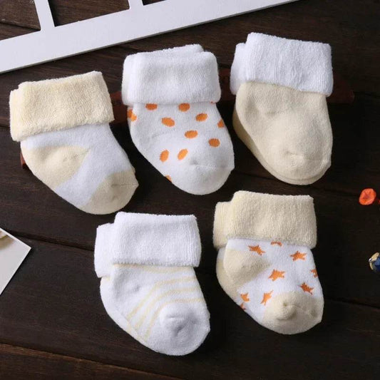 Non-Skid Baby Shoe Socks – Cotton Anti-Slip Socks 0–12M - KinBuB