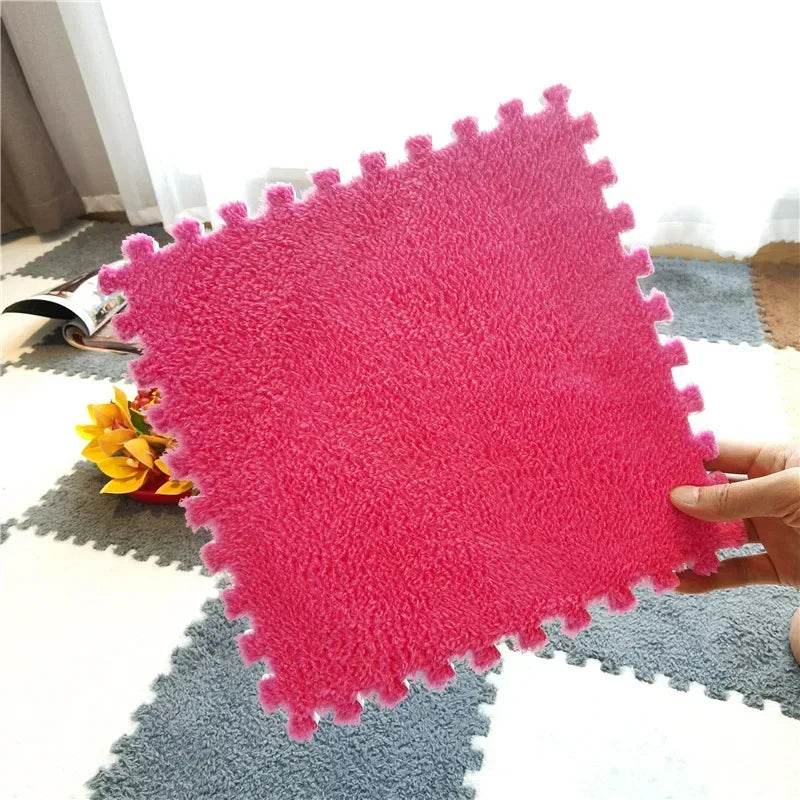 Baby Anti-Shock Puzzle Mat – Soft Padded Carpet 30x30x1cm - KinBuB