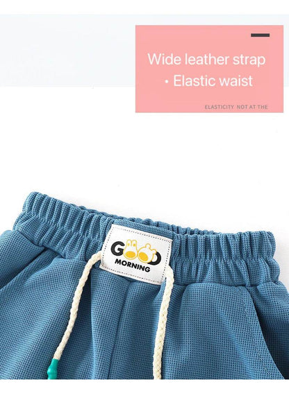 Summer Kids Shorts – Solid Color Casual Shorts for Boys & Girls - KinBuB