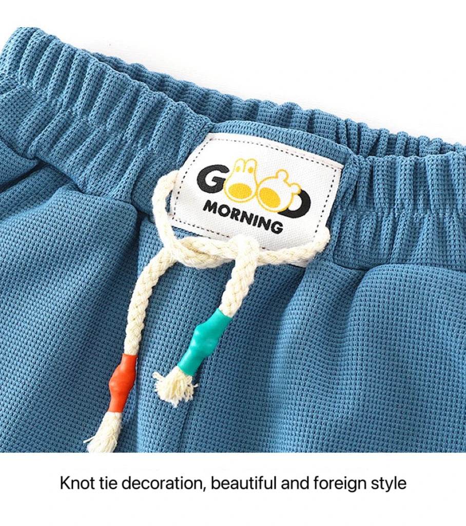 Summer Kids Shorts – Solid Color Casual Shorts for Boys & Girls - KinBuB