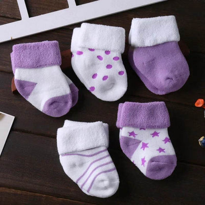 Non-Skid Baby Shoe Socks – Cotton Anti-Slip Socks 0–12M - KinBuB