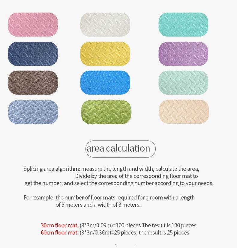 Puzzle Mat for Children – Foam Play Tiles for Floor Safety - KinBuB