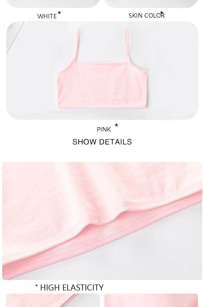 Girls Training Bras 2025 – Soft Cotton Underwear for Teens 8–14 - KinBuB