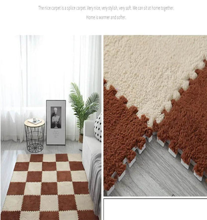 Baby Anti-Shock Puzzle Mat – Soft Padded Carpet 30x30x1cm - KinBuB