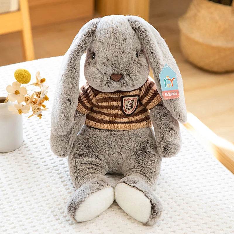Big Ear Bunny Plush Doll – Soft Stuffed Rabbit for Baby Gift - KinBuB