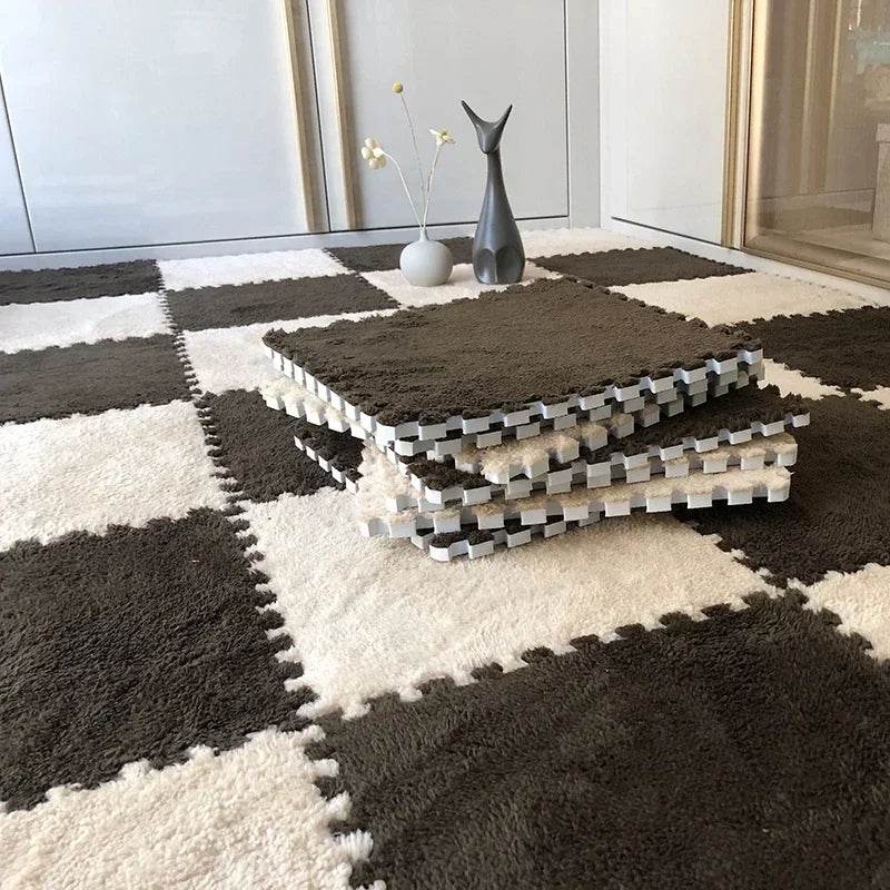 Baby Anti-Shock Puzzle Mat – Soft Padded Carpet 30x30x1cm - KinBuB