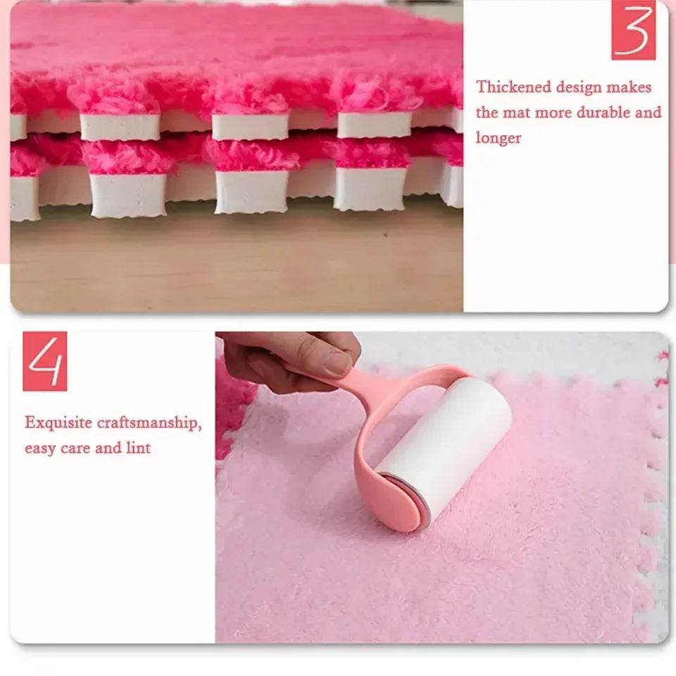 Baby Anti-Shock Puzzle Mat – Soft Padded Carpet 30x30x1cm - KinBuB