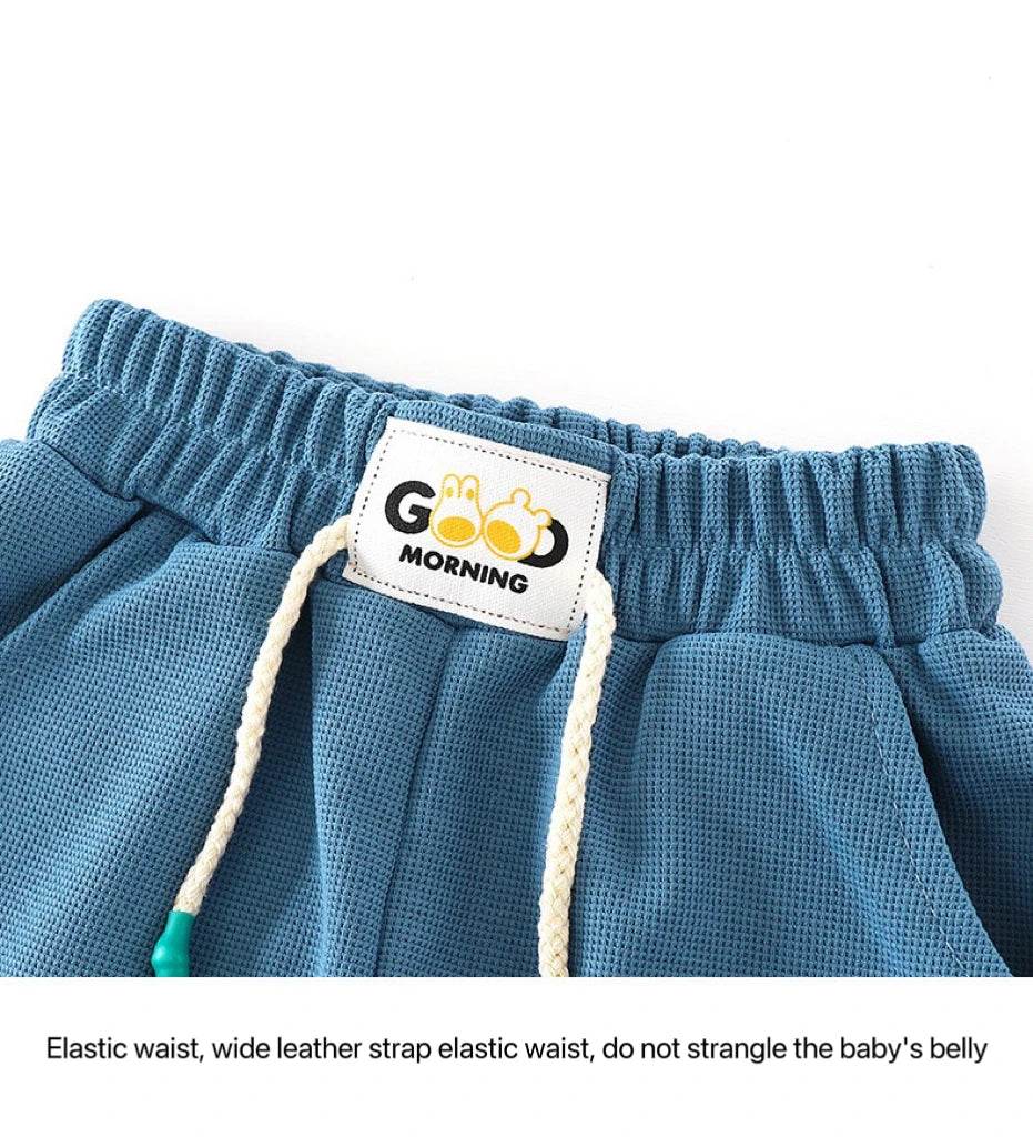 Summer Kids Shorts – Solid Color Casual Shorts for Boys & Girls - KinBuB