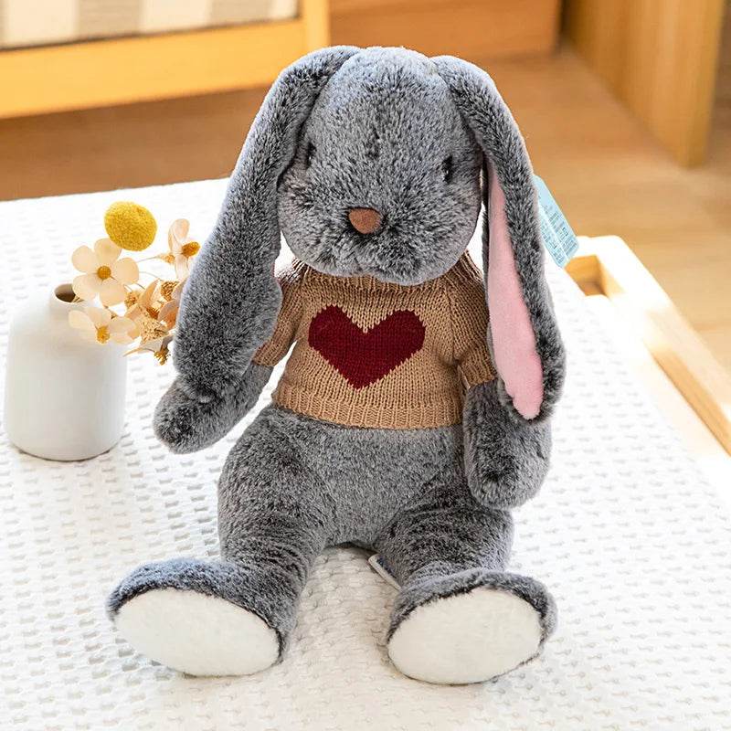 Big Ear Bunny Plush Doll – Soft Stuffed Rabbit for Baby Gift - KinBuB