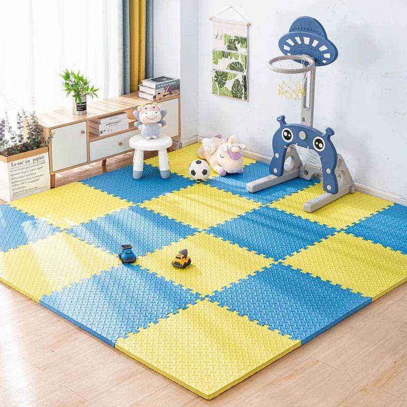 Puzzle Mat for Children – Foam Play Tiles for Floor Safety - KinBuB