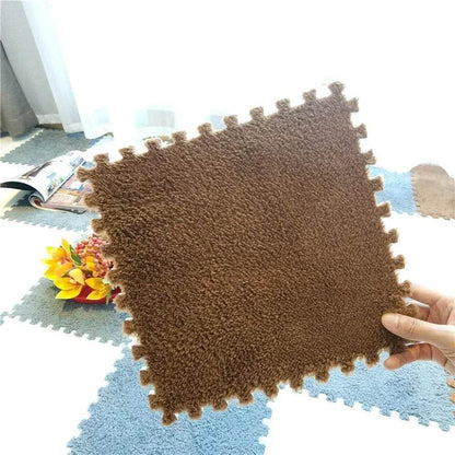 Baby Anti-Shock Puzzle Mat – Soft Padded Carpet 30x30x1cm - KinBuB