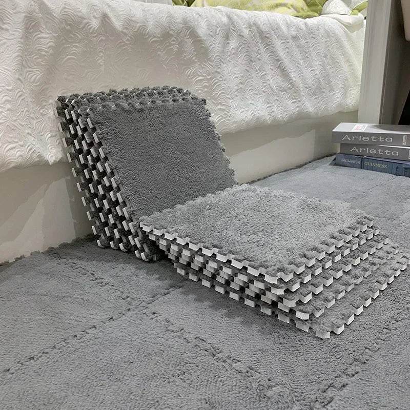 Baby Anti-Shock Puzzle Mat – Soft Padded Carpet 30x30x1cm - KinBuB
