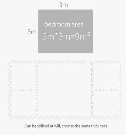 Puzzle Mat for Children – Foam Play Tiles for Floor Safety - KinBuB