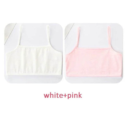 Girls Training Bras 2025 – Soft Cotton Underwear for Teens 8–14 - KinBuB