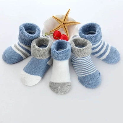 Non-Skid Baby Shoe Socks – Cotton Anti-Slip Socks 0–12M - KinBuB