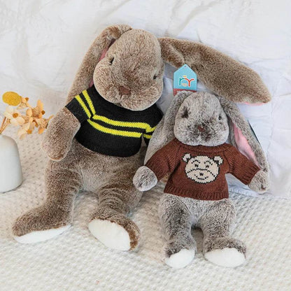 Big Ear Bunny Plush Doll – Soft Stuffed Rabbit for Baby Gift - KinBuB