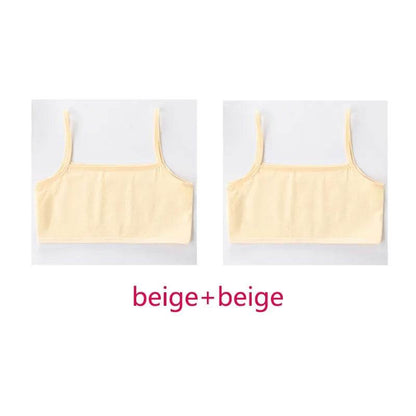 Girls Training Bras 2025 – Soft Cotton Underwear for Teens 8–14 - KinBuB