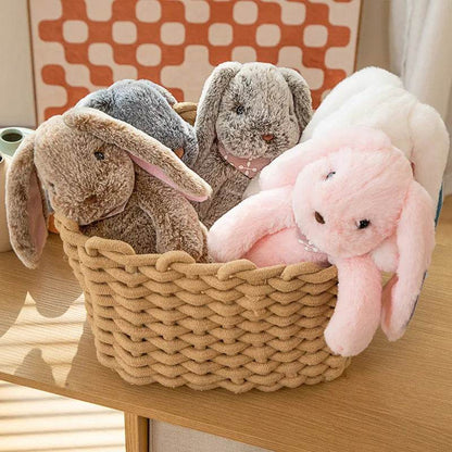 Big Ear Bunny Plush Doll – Soft Stuffed Rabbit for Baby Gift - KinBuB