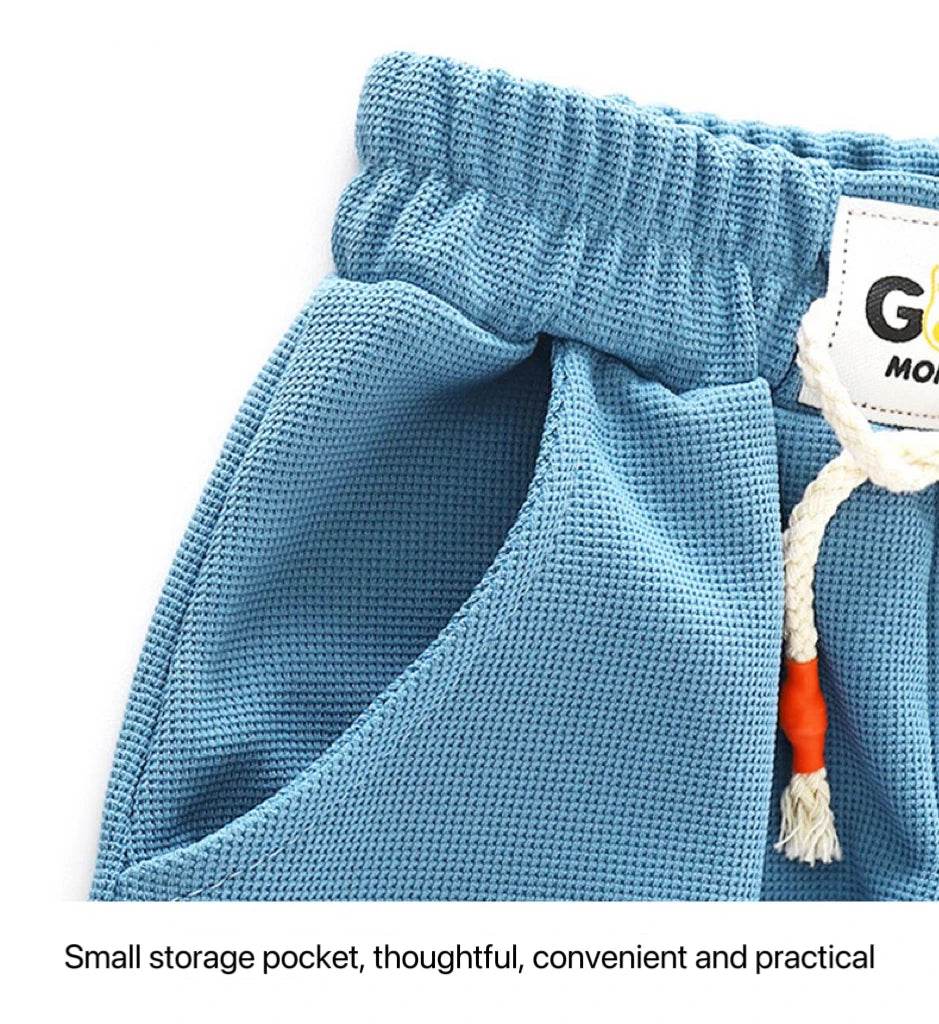Summer Kids Shorts – Solid Color Casual Shorts for Boys & Girls - KinBuB