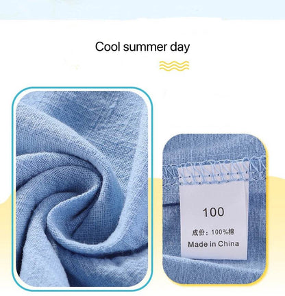 Cotton Linen Kids Shorts – Summer Casual Wear for Boys & Girls - KinBuB