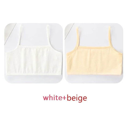 Girls Training Bras 2025 – Soft Cotton Underwear for Teens 8–14 - KinBuB