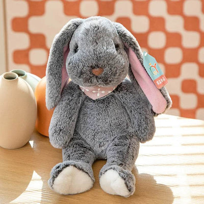 Big Ear Bunny Plush Doll – Soft Stuffed Rabbit for Baby Gift - KinBuB