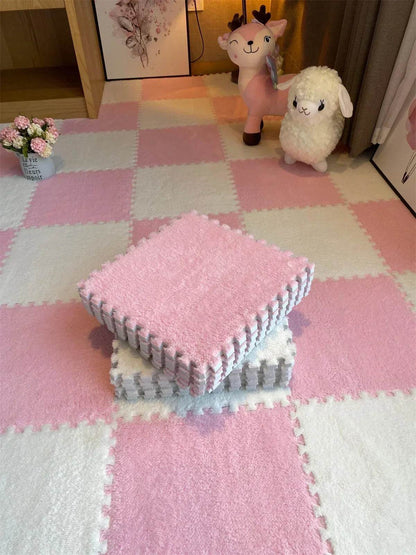 Baby Anti-Shock Puzzle Mat – Soft Padded Carpet 30x30x1cm - KinBuB