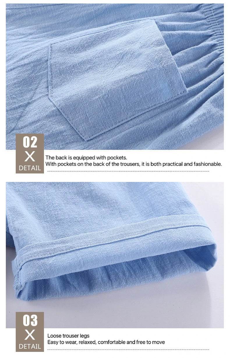 Cotton Linen Kids Shorts – Summer Casual Wear for Boys & Girls - KinBuB