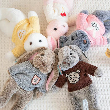 Big Ear Bunny Plush Doll – Soft Stuffed Rabbit for Baby Gift - KinBuB
