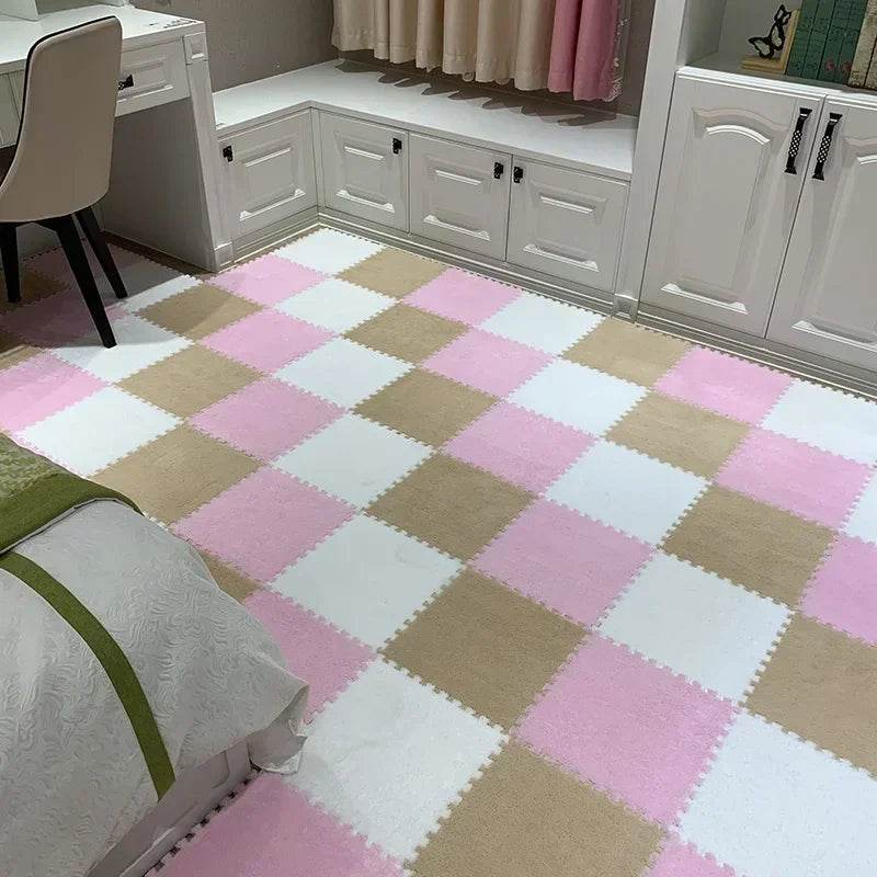 Baby Anti-Shock Puzzle Mat – Soft Padded Carpet 30x30x1cm - KinBuB