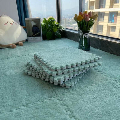 Baby Anti-Shock Puzzle Mat – Soft Padded Carpet 30x30x1cm - KinBuB