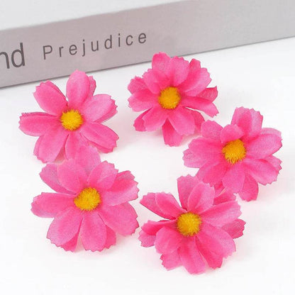 Artificial Daisy Silk Flowers – Wedding & Craft Decoration Set - KinBuB