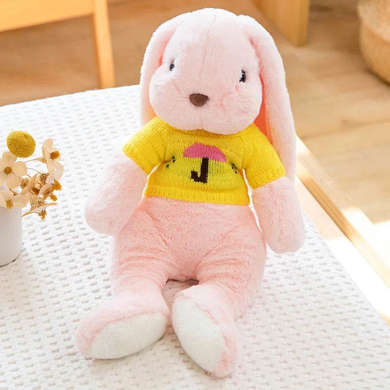 Big Ear Bunny Plush Doll – Soft Stuffed Rabbit for Baby Gift - KinBuB