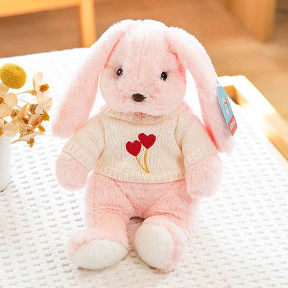 Big Ear Bunny Plush Doll – Soft Stuffed Rabbit for Baby Gift - KinBuB