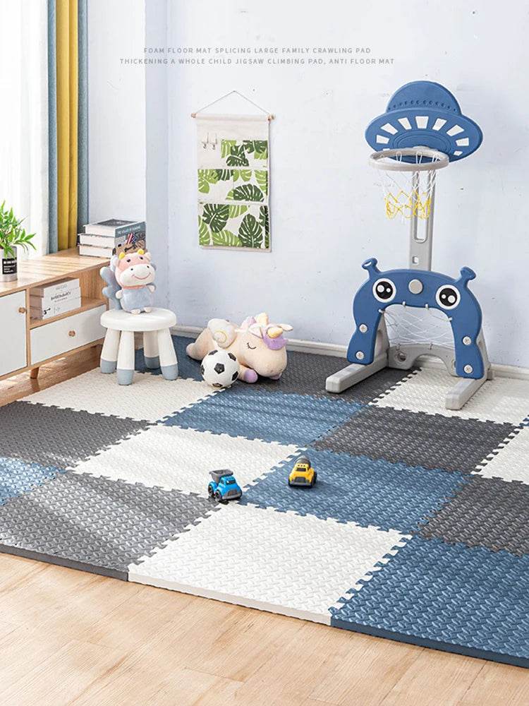 Puzzle Mat for Children – Foam Play Tiles for Floor Safety - KinBuB