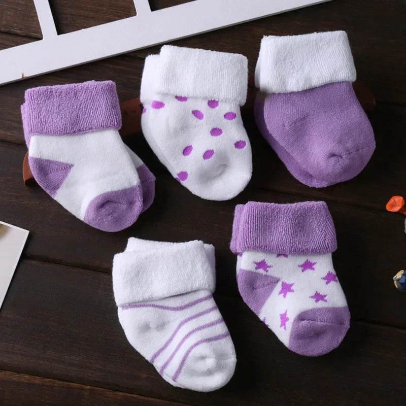 Non-Skid Baby Shoe Socks – Cotton Anti-Slip Socks 0–12M - KinBuB
