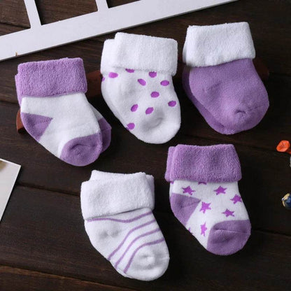 Non-Skid Baby Shoe Socks – Cotton Anti-Slip Socks 0–12M - KinBuB