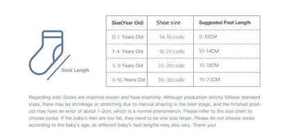 Girls Breathable Mesh Socks – Cartoon Thin Socks 1–16 Years - KinBuB
