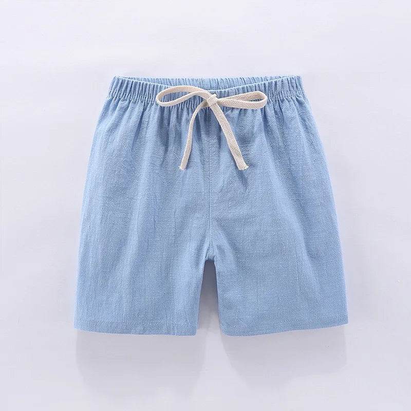 Cotton Linen Kids Shorts – Summer Casual Wear for Boys & Girls - KinBuB