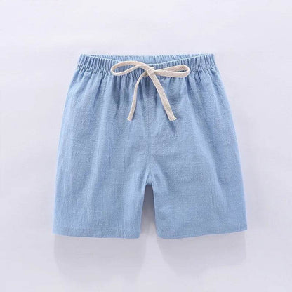 Cotton Linen Kids Shorts – Summer Casual Wear for Boys & Girls - KinBuB