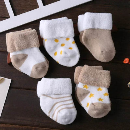 Non-Skid Baby Shoe Socks – Cotton Anti-Slip Socks 0–12M - KinBuB