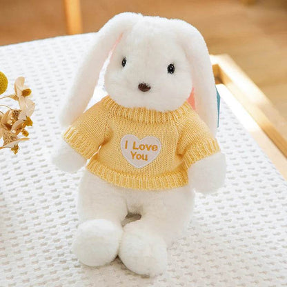 Big Ear Bunny Plush Doll – Soft Stuffed Rabbit for Baby Gift - KinBuB